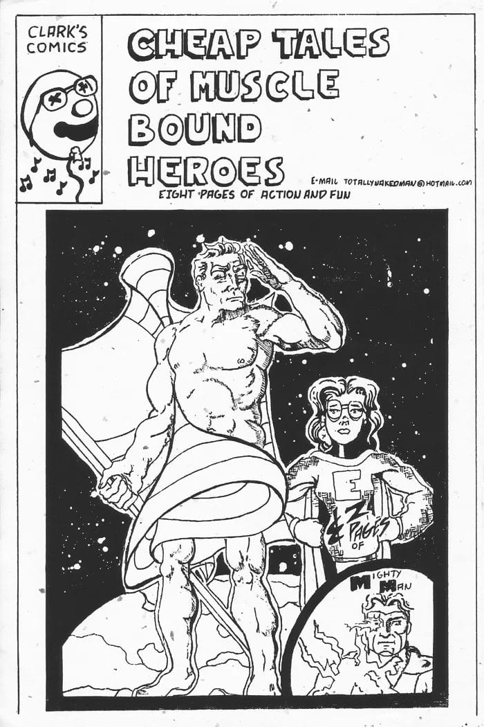 Cover to Cheap Tales of Muscle Bound Heroes